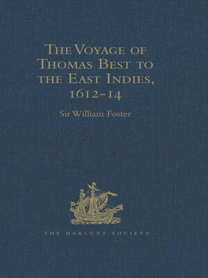 cover image of The Voyage of Thomas Best to the East Indies, 1612-14